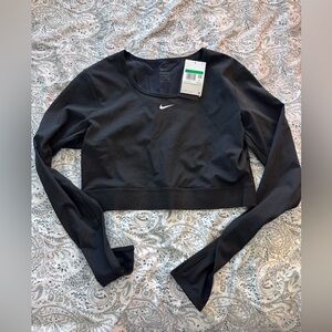 Nike PRO Women's Black Crop Top